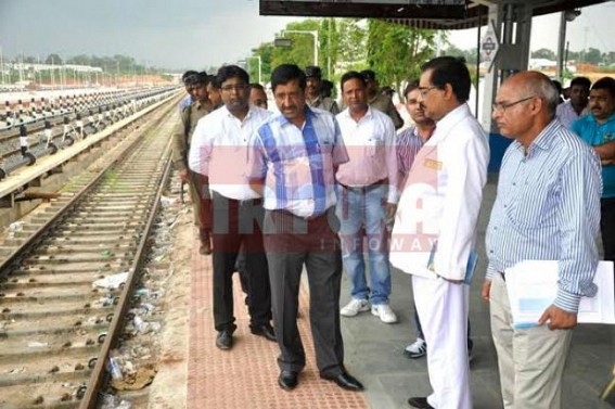 BG Express train likely to commence by mid of June from Tripura, says NFR GM HK Jaggi: NFR worried over the poor condition of Railway track between Lumbding and Silchar